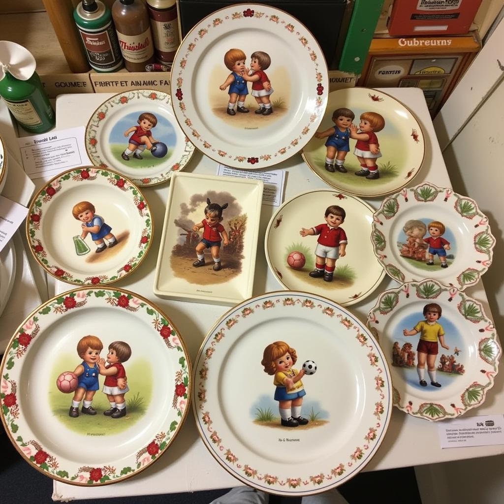 Collection of Vintage Hummel Plates 