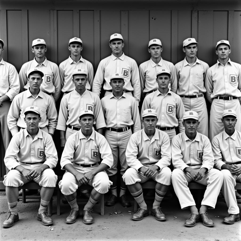 Vintage Oklahoma Baseball Team