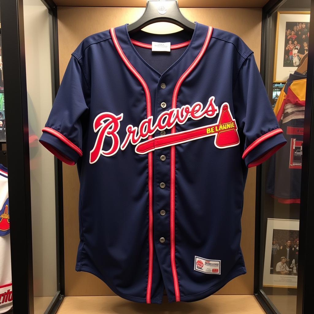 Vintage Outkast Atlanta Braves Jersey on Display