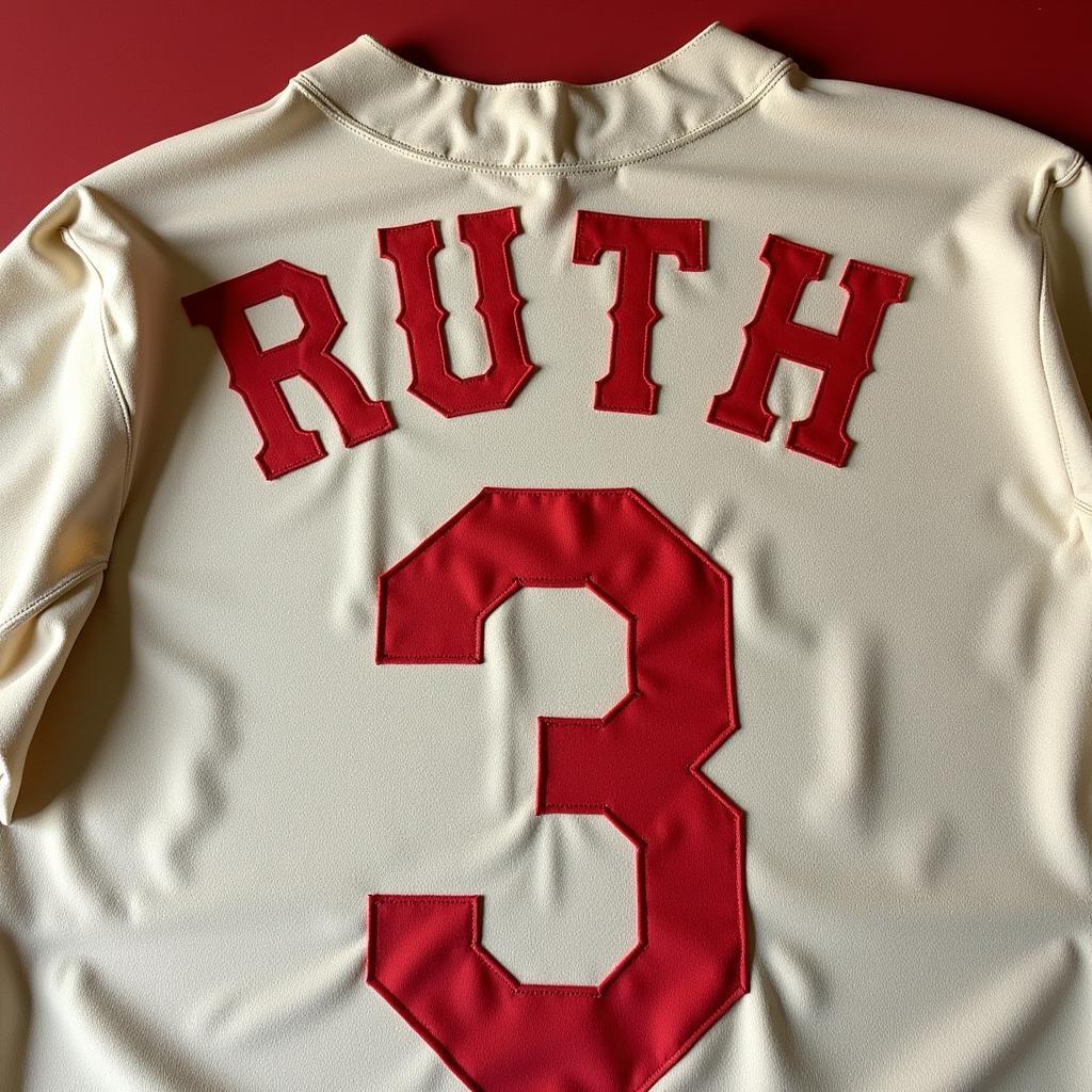  Vintage Red Sox Babe Ruth Jersey 