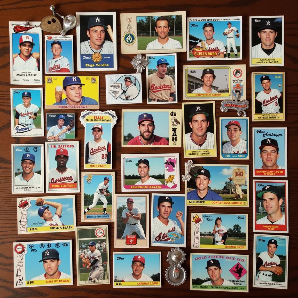 Vintage sports card collection