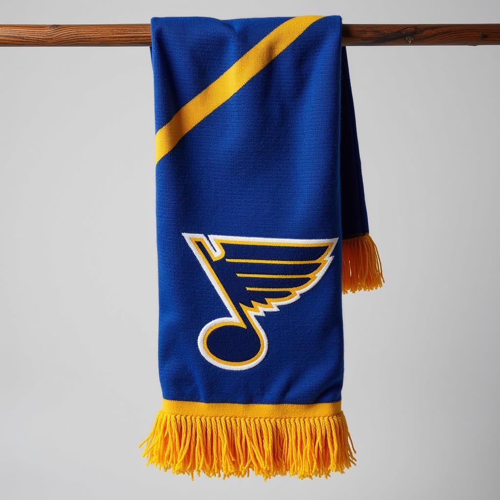 Vintage St. Louis Blues Scarf with Original Logo