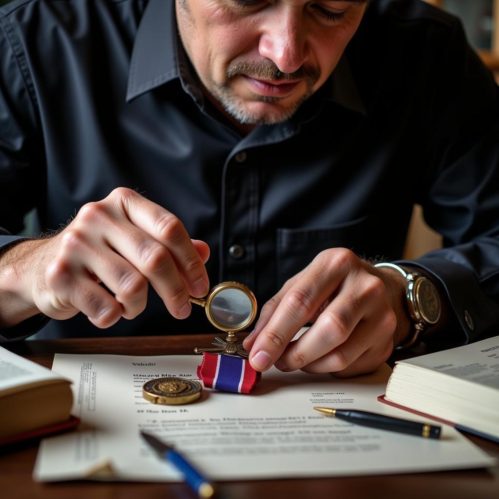 Appraisal of a World War II Medal by an Expert