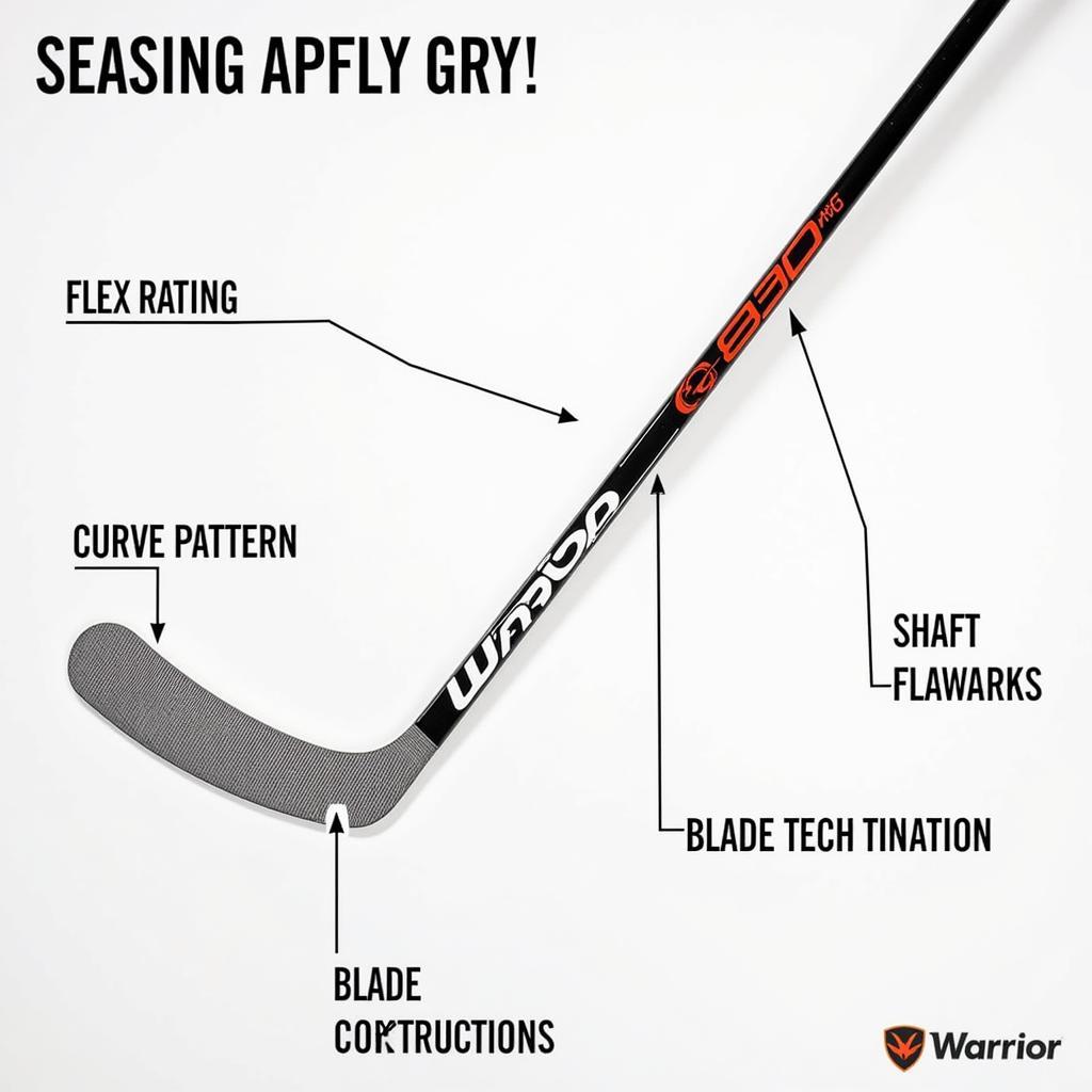 Warrior V1890 Hockey Stick Features