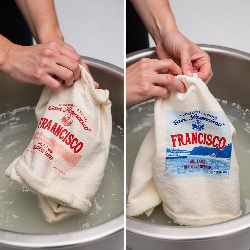 Washing a Vintage San Francisco Shirt