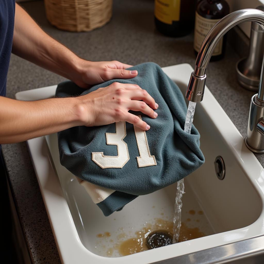 Washing An Ale Jersey