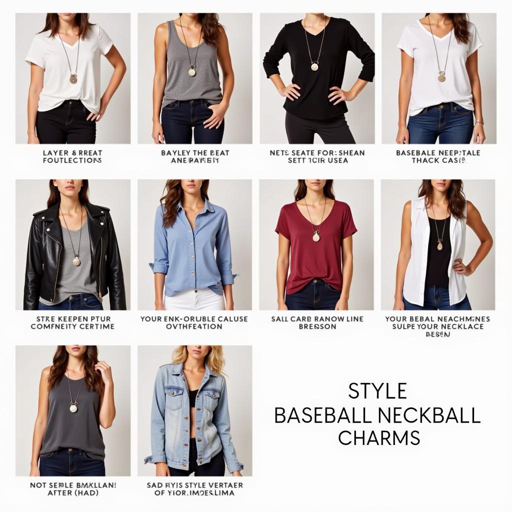 Styling with Baseball Necklace Charms