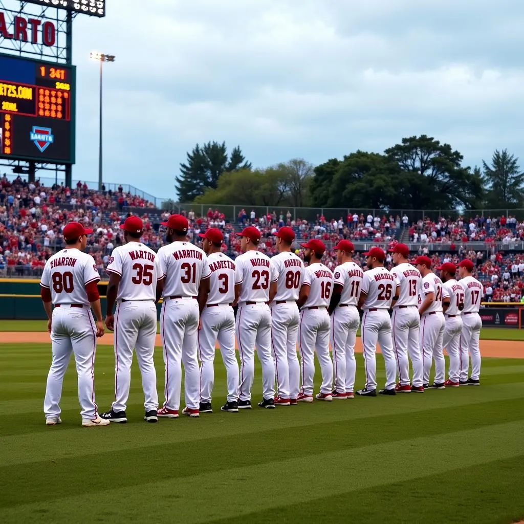 Wharton baseball team photo