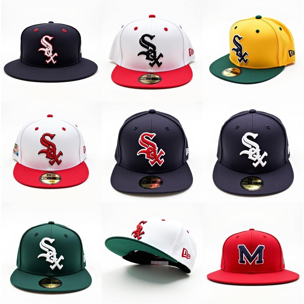 Different Styles of White Sox Mexico Hats