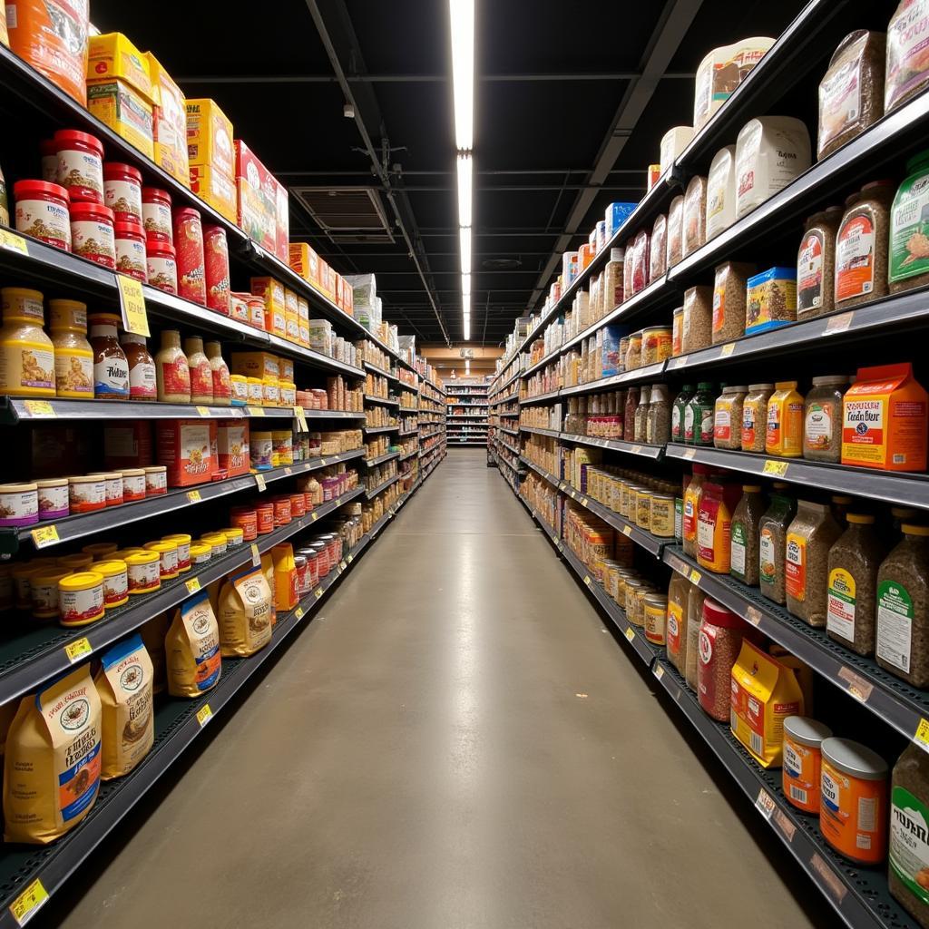 Various Wild Game Feed Options Displayed on Store Shelves