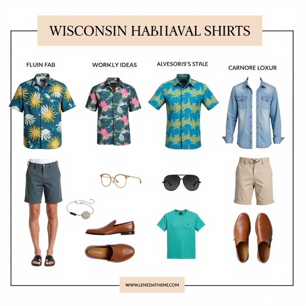 Wisconsin Hawaiian Shirt Outfit Inspiration