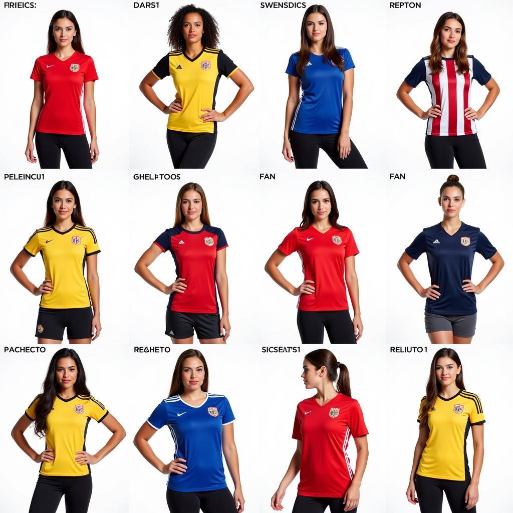 Different Styles of Women's Pacheco Jerseys