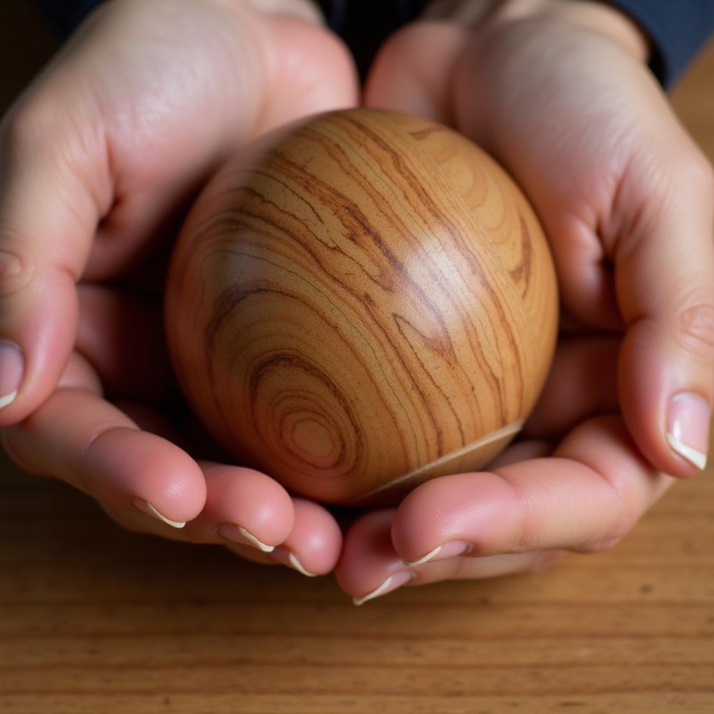 Wooden Football Training