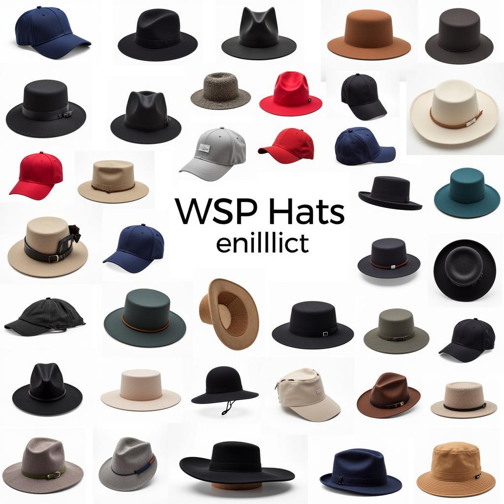 Diverse Styles of WSP Hats