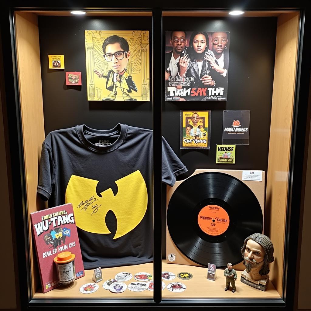 Showcasing a Diverse Collection of Wu-Tang Clan Memorabilia