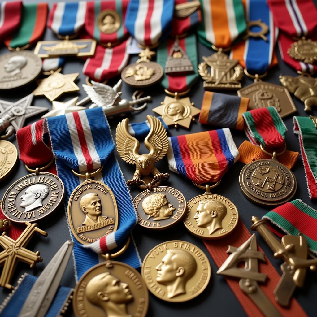 Collection of World War II Medals