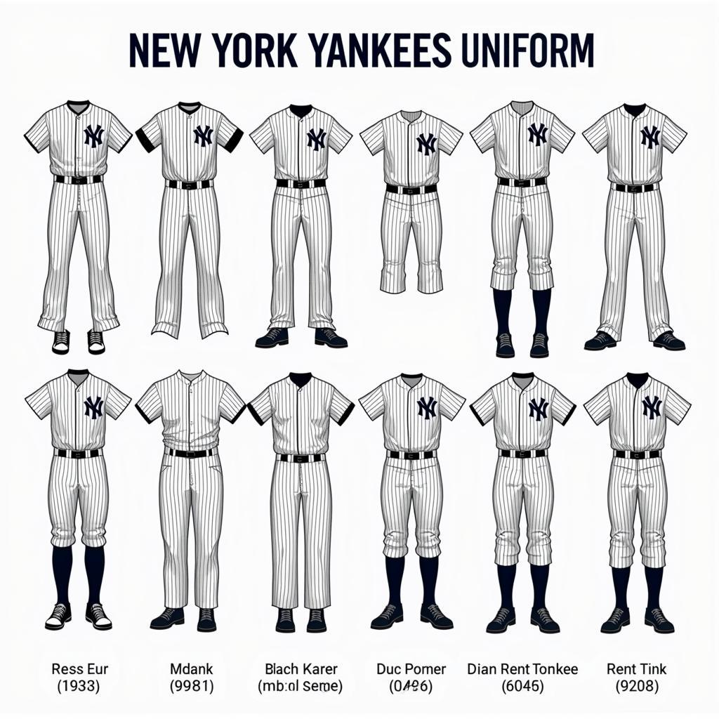 Evolution of the New York Yankees Uniform