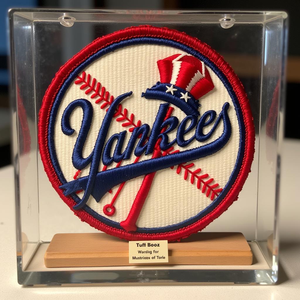 Vintage New York Yankees World Series Patch on Auction Block