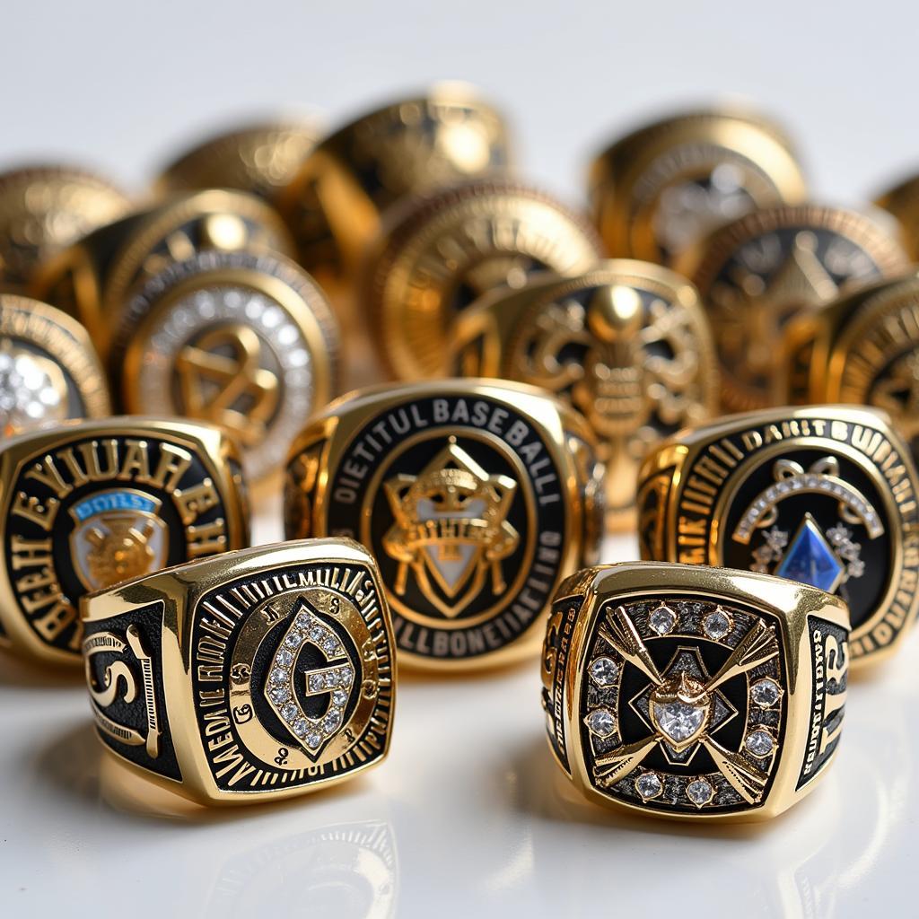 Youth Baseball Championship Rings Styles