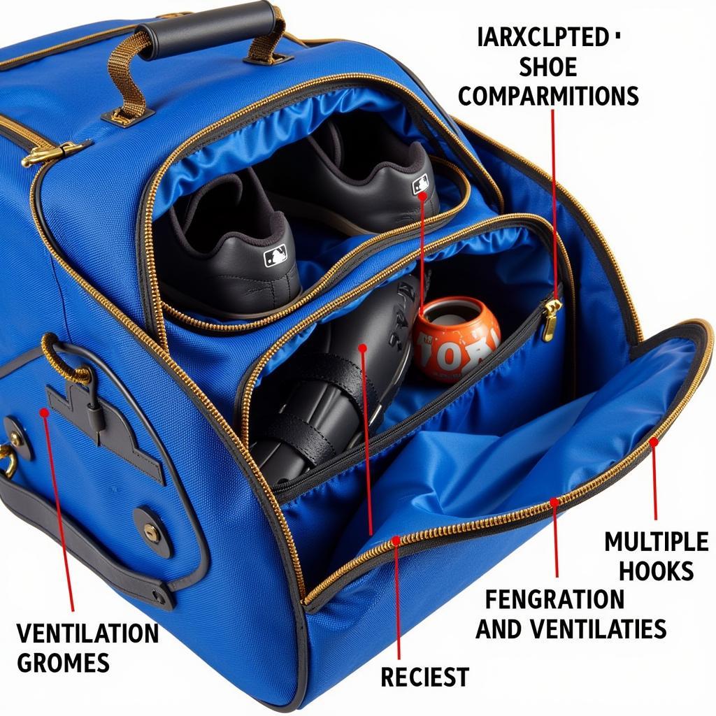 Youth Baseball Equipment Bag Features