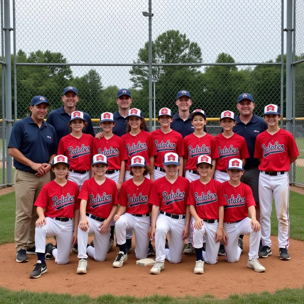 Youth Baseball Team in White Marsh