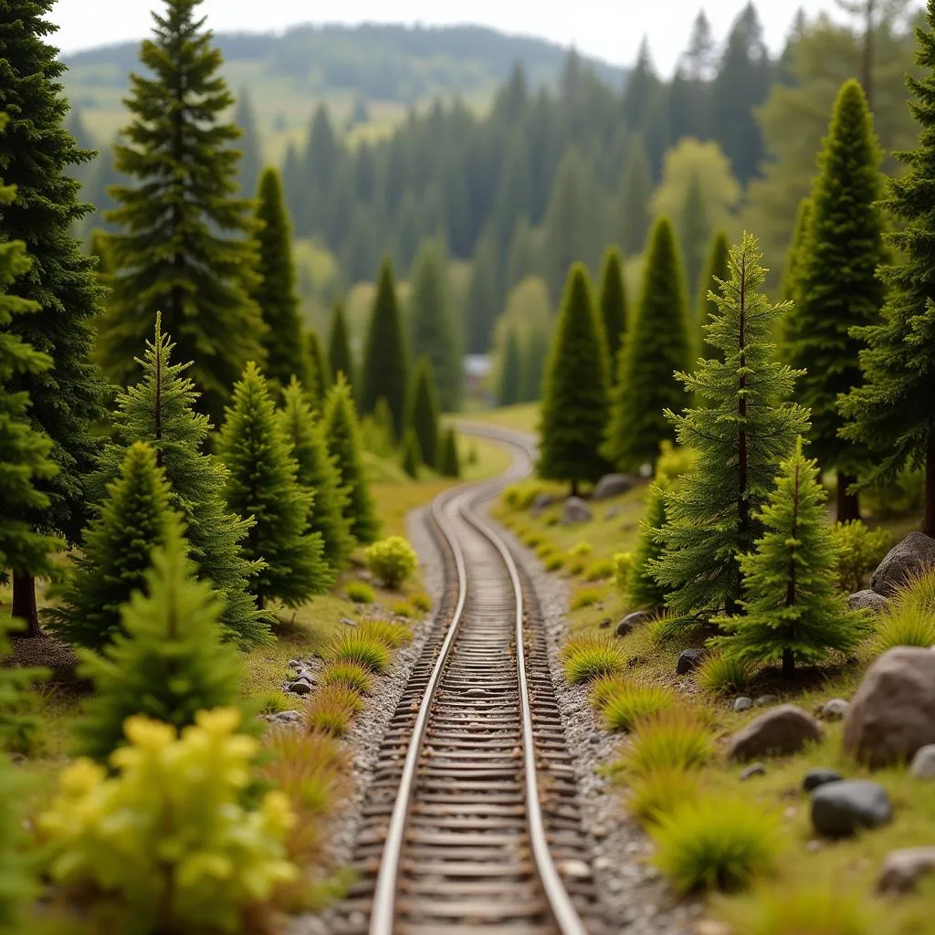 Z Gauge Forest Scene