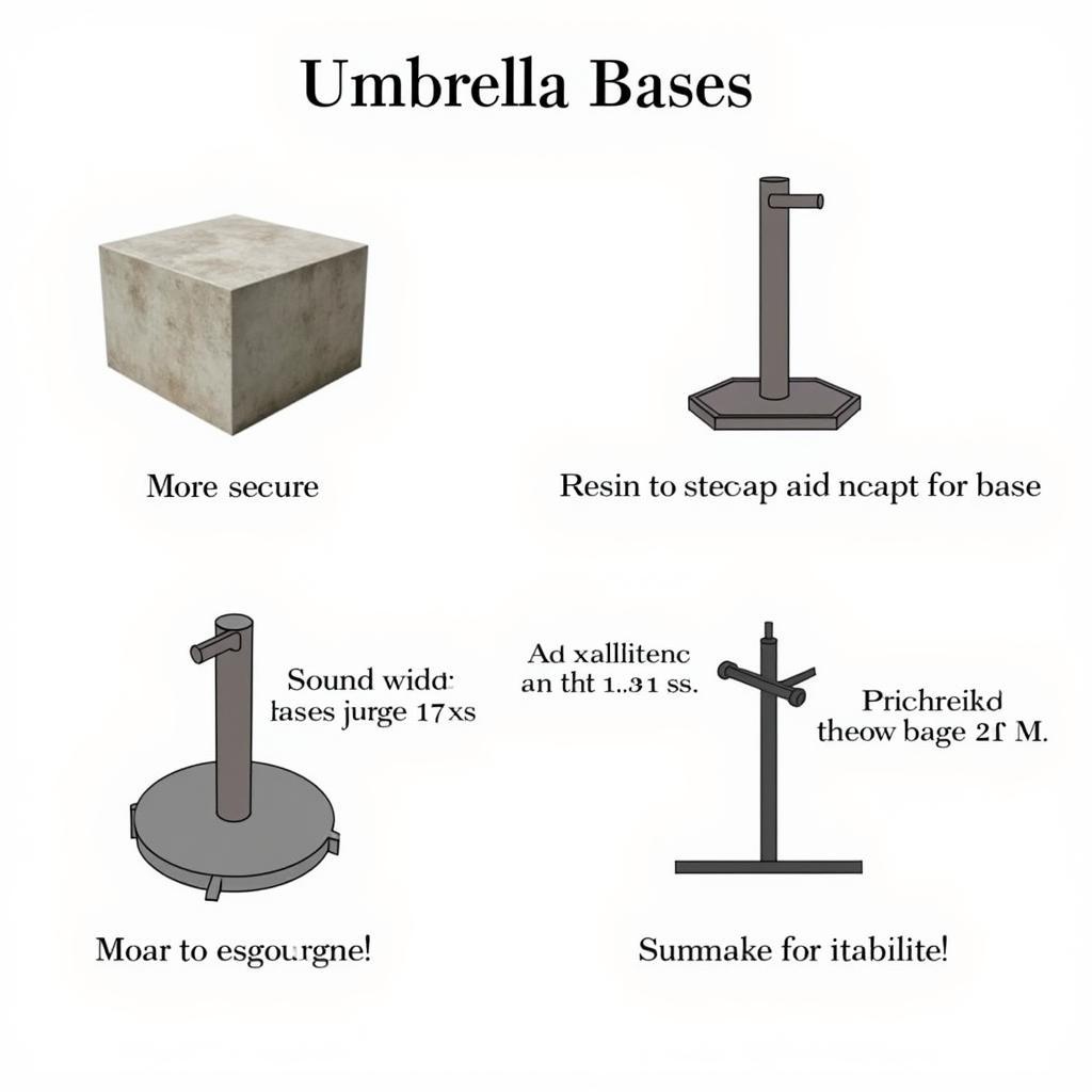 Choosing the Right Base for Your 11 Foot Umbrella