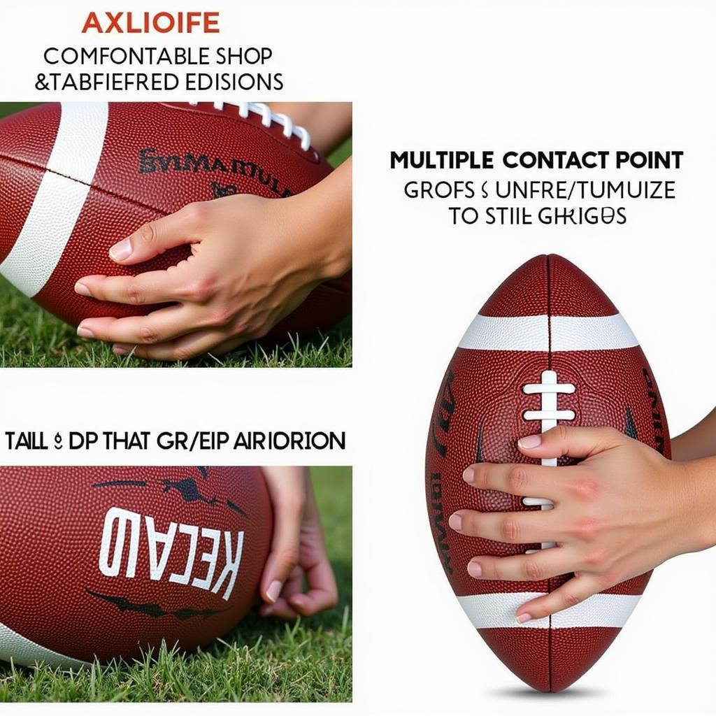 Enhanced Football Control with the 12 Inch Star-Shaped Grip