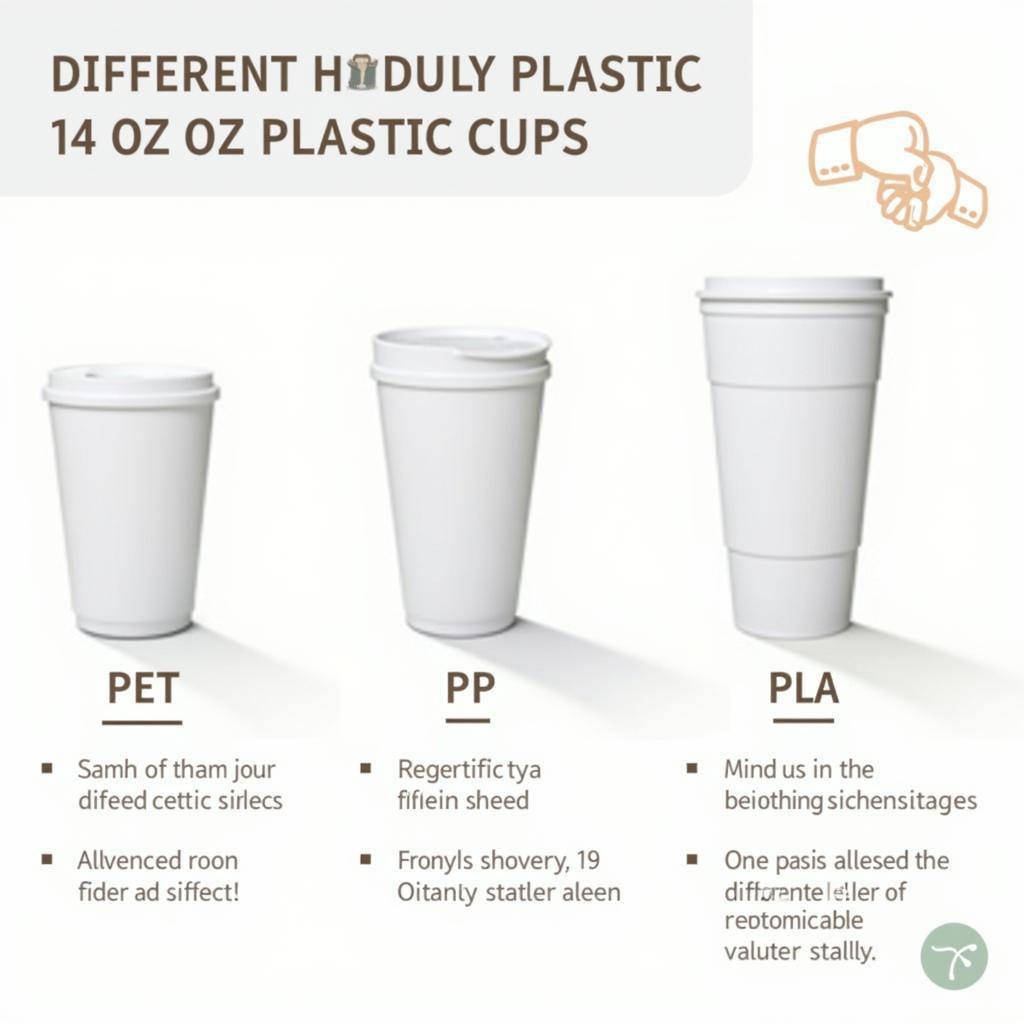 Types of 14 oz Disposable Plastic Cups