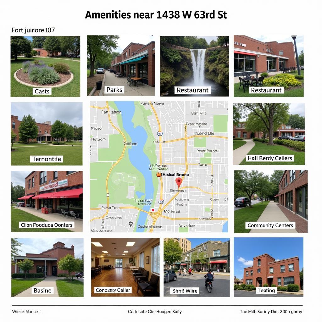 Nearby amenities near 1438 W 63rd St