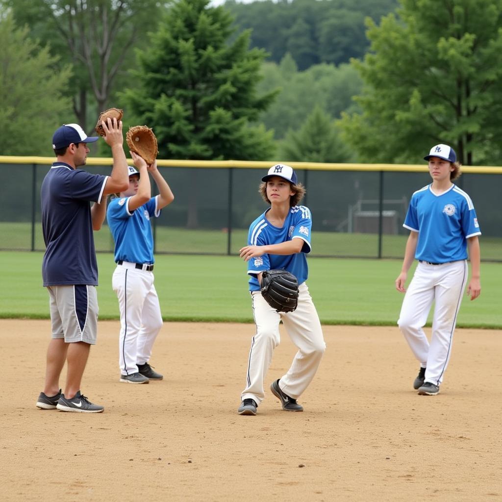 15u Baseball Tryout Fielding Practice