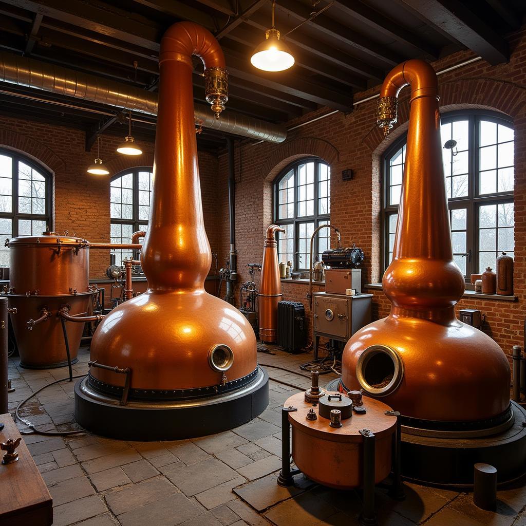 Distillation Process of 1889 Royal Brandy