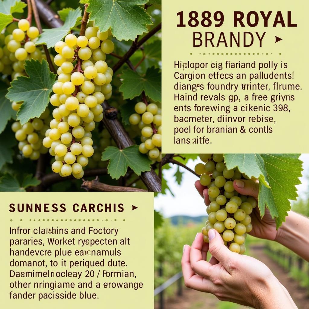 1889 Royal Brandy Grape Selection Process