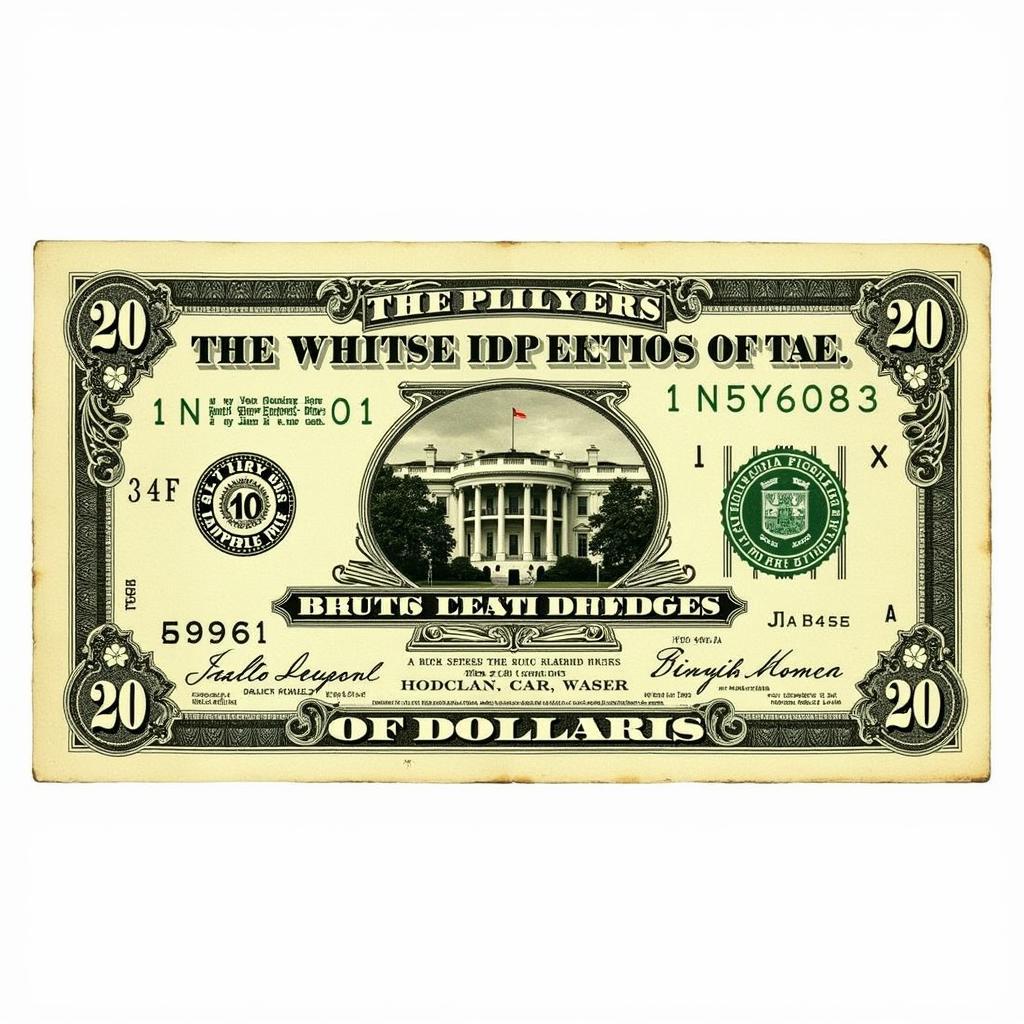 1928  Gold Certificate Back Design Featuring the White House