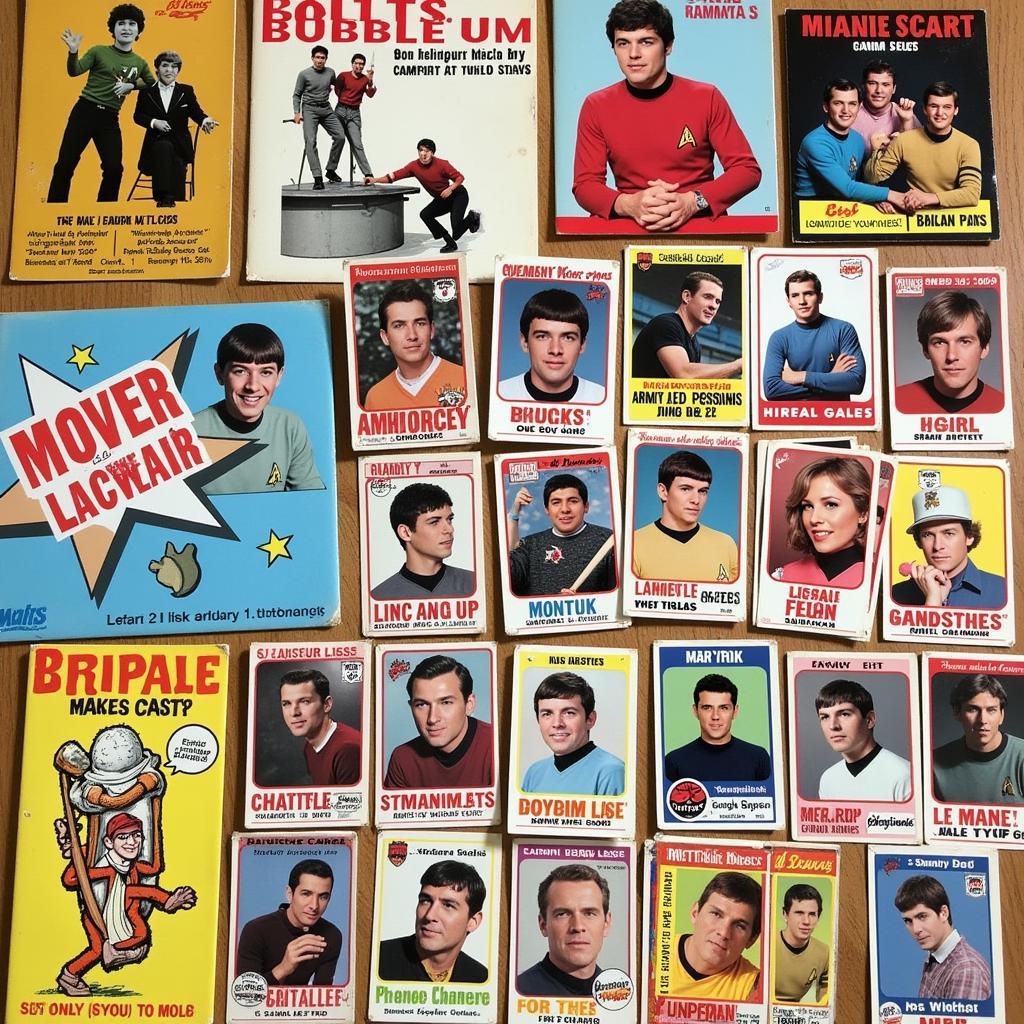 A Colorful Assortment of 1960s Non-Sport Bubble Gum Cards