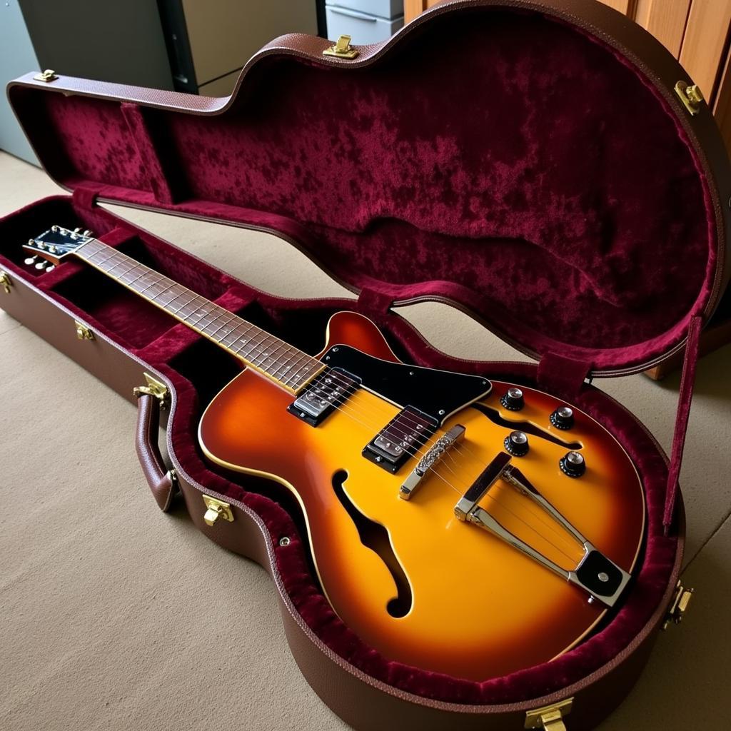 1967 Gibson J-50 in its Hardshell Case