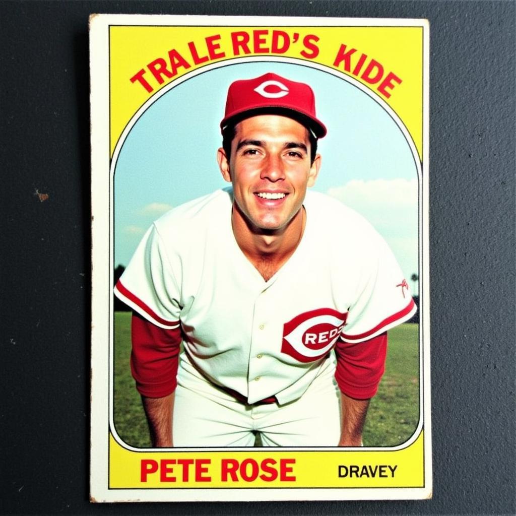 1967 Pete Rose Rookie Card Front Image