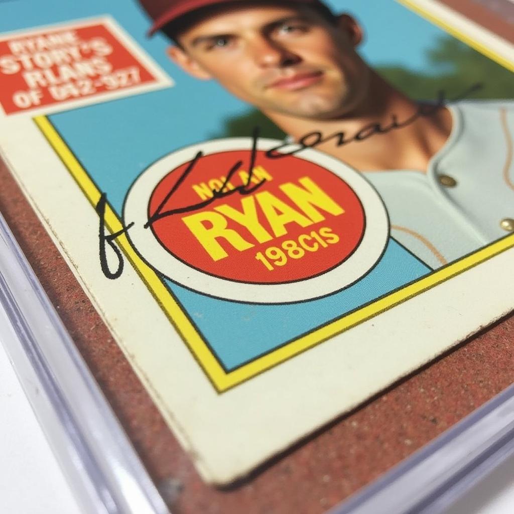 1968 Topps Nolan Ryan 6 Card in Mint Condition