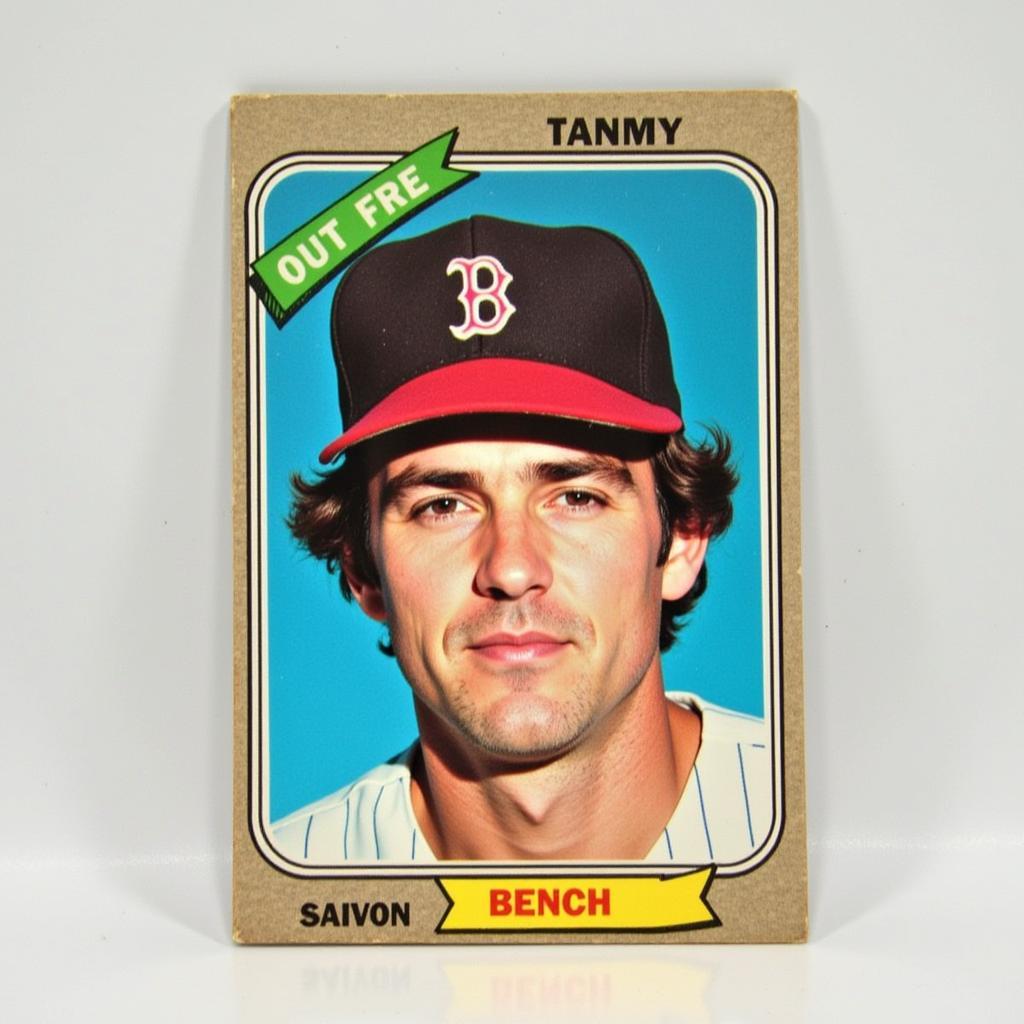 Johnny Bench Rookie Card from the 1969 Topps Set