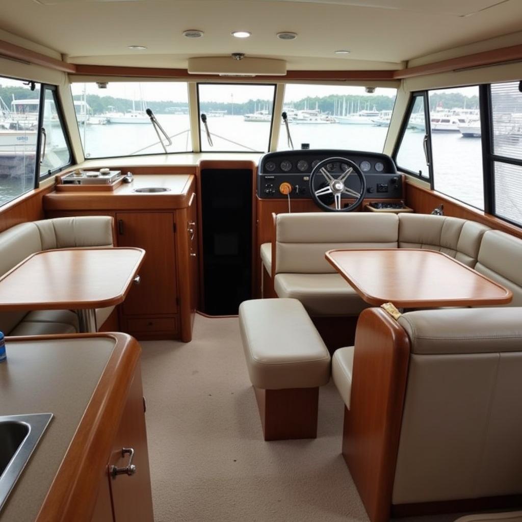 1991 Sea Ray Interior Layout and Amenities