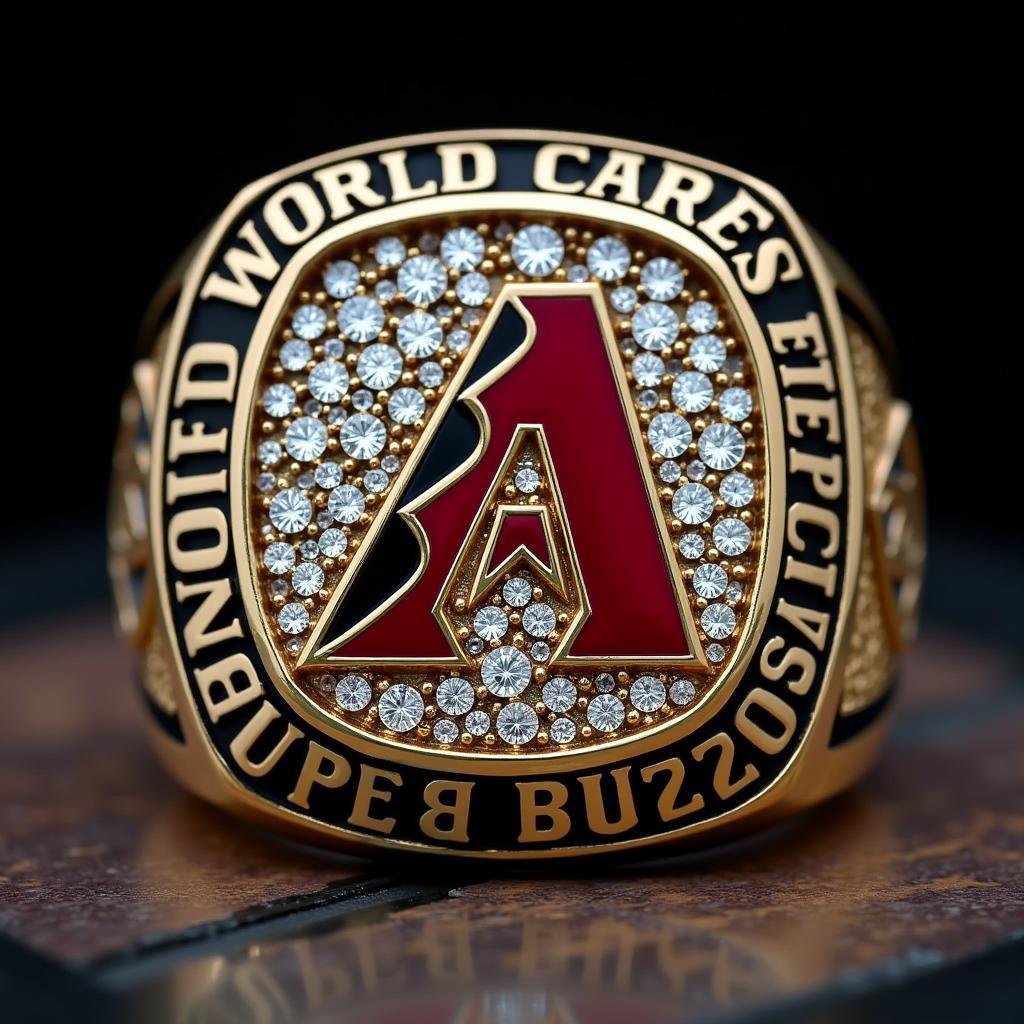 2001 World Series Ring: Arizona Diamondbacks vs. New York Yankees