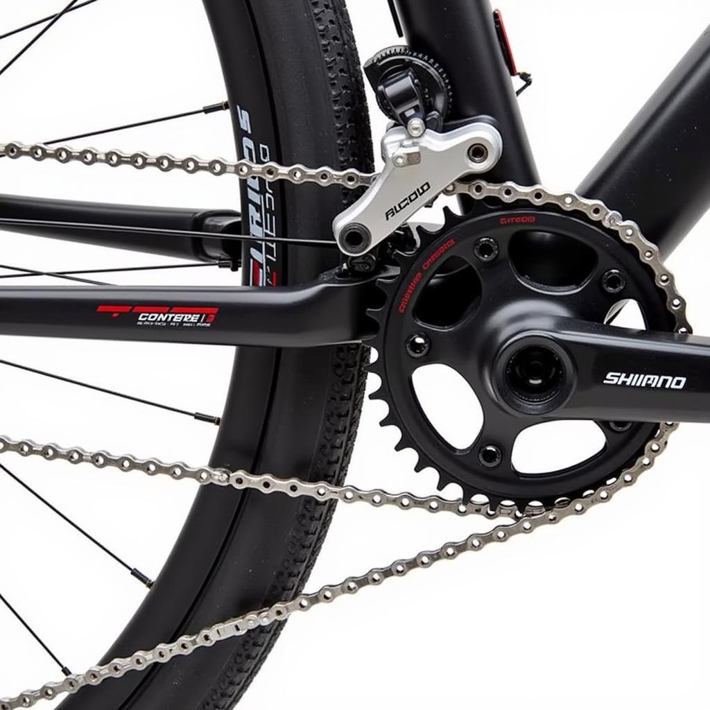 2021 Giant Contend 3 Drivetrain Close-up