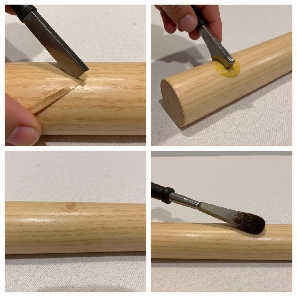 243 Wood Bat Bone Rubbing Technique