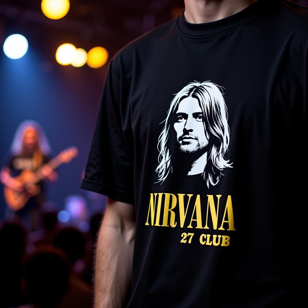 27 Club T-Shirt Featuring Kurt Cobain