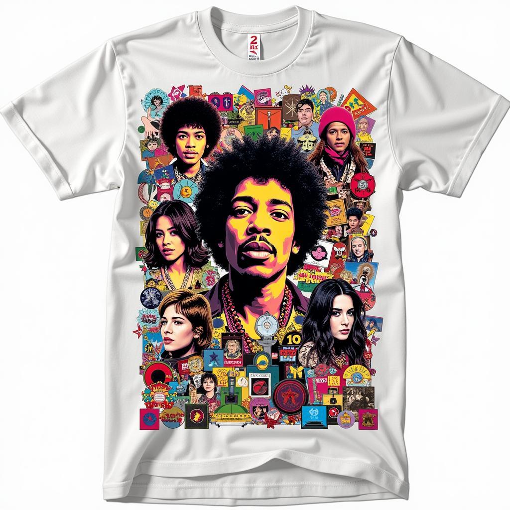 27 Club T-Shirt Collage of Various Artists