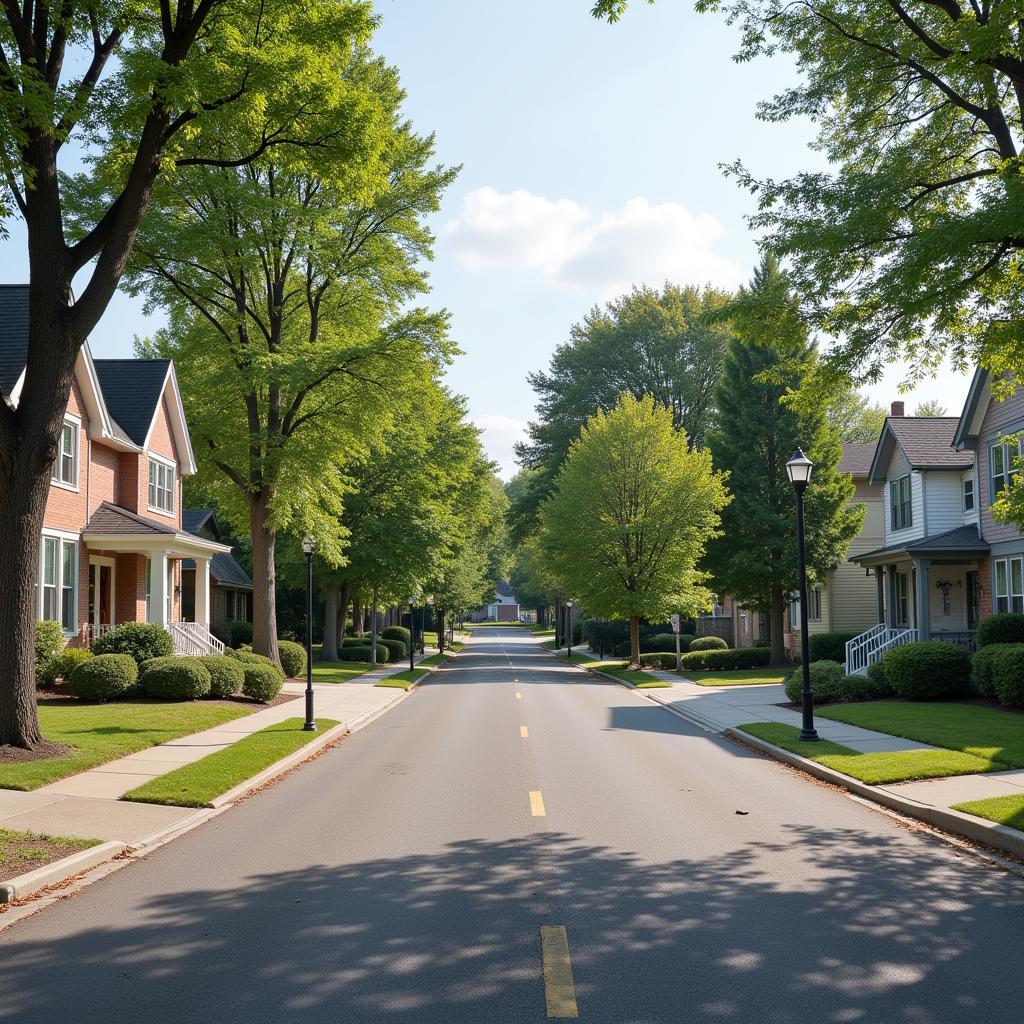 Residential Area Near 295 West First Street