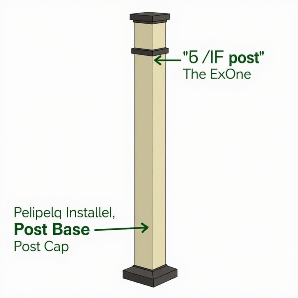 2x2 Post Base with Post Cap