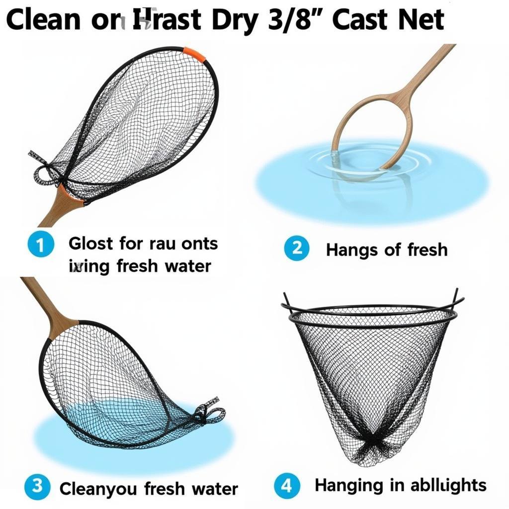 Maintaining Your 3/8 Cast Net for Longevity