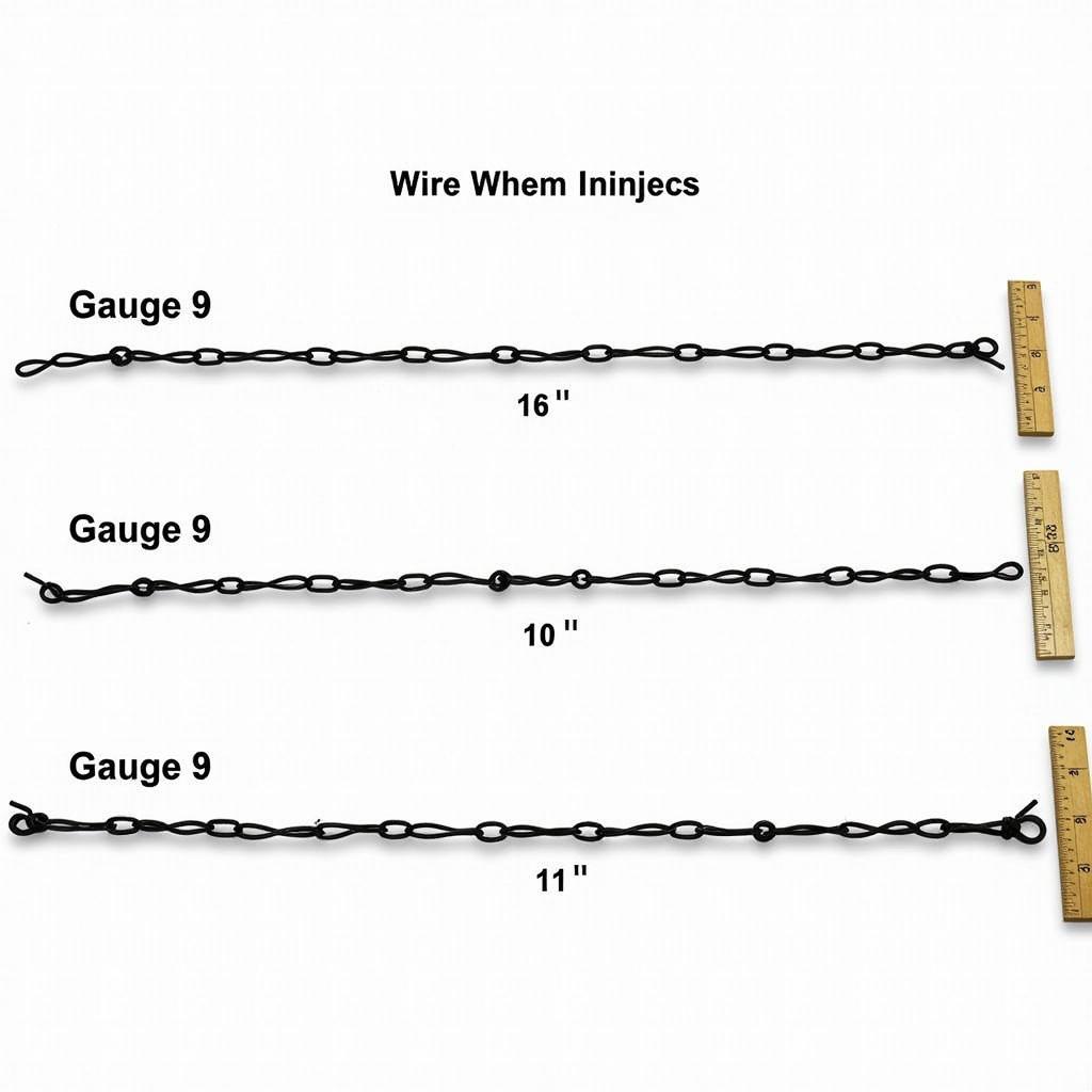 Comparing different gauges of 3 ft black chain link fence