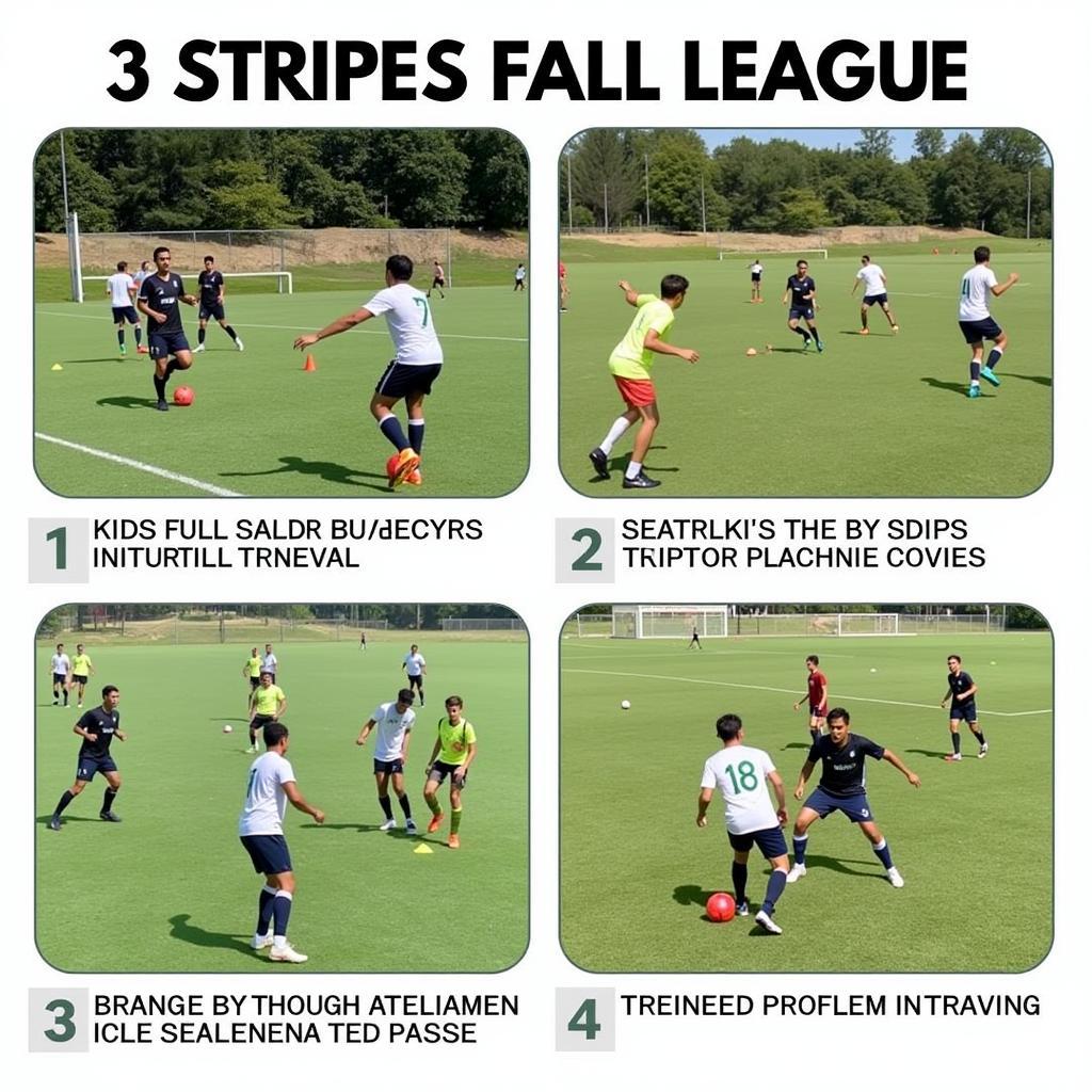 Training Drills for the 3 Stripes Fall League